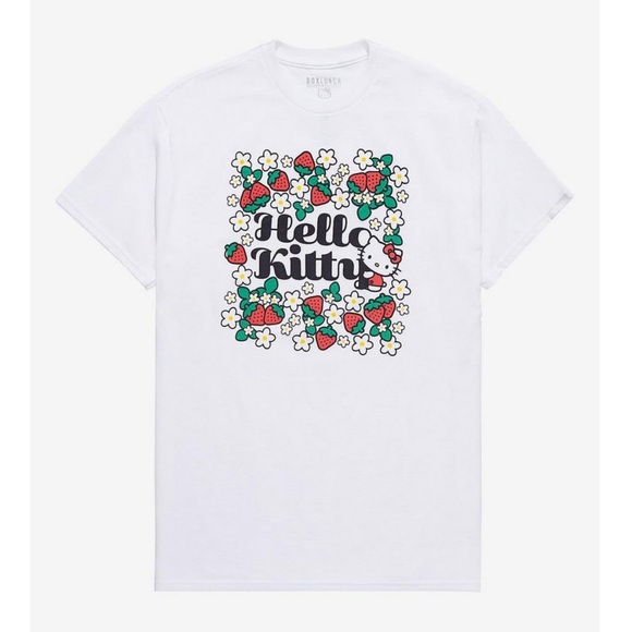 NWT hello kitty strawberry top - Picture 1 of 5